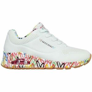 Pantofi sport femei Skechers Uno - Loving Love 155506-WHT, 36, Alb imagine