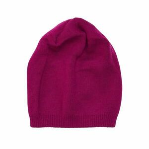 Caciula Beanie Fuxia din Tricot Subtire de Casmir imagine