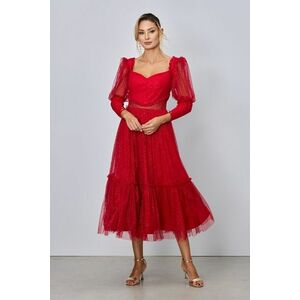 Rochie de ocazie Poeme Rosie imagine