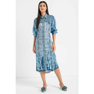 Rochie midi din denim Anish imagine