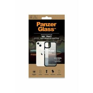 Husa de protectie pentru Apple iPhone 13 - Transparenta / Rama Neagra imagine