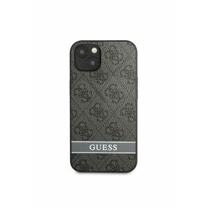 Husa de protectie PU 4G Stripe pentru iPhone 13 mini - Gri imagine