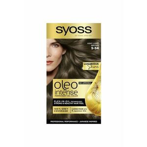 Vopsea de par permanenta fara amoniac Color Oleo Intense - 5-54 Saten Deschis Cenusiu - 115 ml imagine