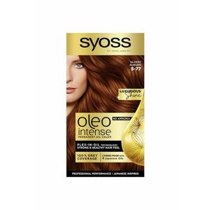 Vopsea de par permanenta fara amoniac Color Oleo Intense - 5-77 Saten Roscat Stralucitor - 115 ml imagine