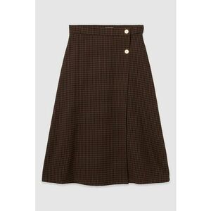 Fusta midi cu imprimeu houndstooth imagine