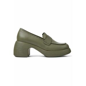 Pantofi loafer de piele cu toc masiv Thelma 309 imagine