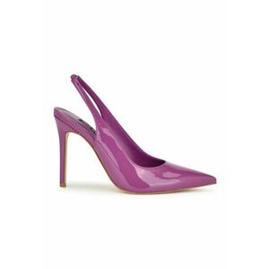 Pantofi slingback cu aspect lacuit Feather imagine