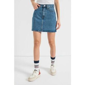 Fusta mini din denim Mom imagine