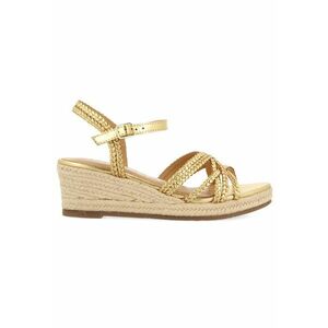 Sandale wedge de piele cu design impletit Lelant imagine