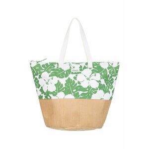 Geanta shopper cu model tropical Waikiki Life imagine