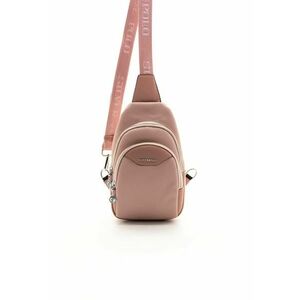 Geanta crossbody cu aplicatie logo metalica imagine