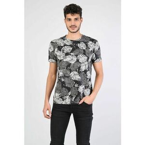 Tricou cu imprimeu tropical imagine