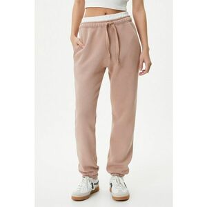 Pantaloni de trening din amestec de bumbac cu talie elastica imagine