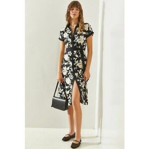 Rochie-camasa evazata cu imprimeu floral imagine