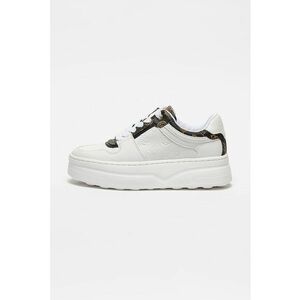 Pantofi sport flatform de piele ecologica imagine