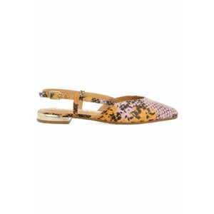 Balerini slingback de piele cu aspect piele de sarpe LASCARI 27855 imagine