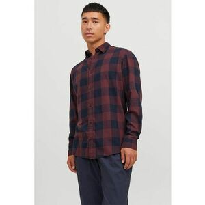 Camasa slim fit cu model in carouri Gingham imagine