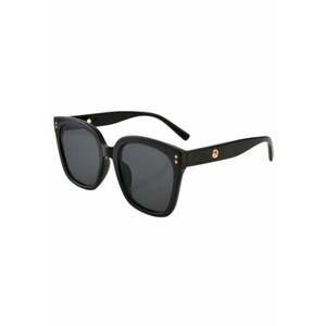 Ochelari de Soare Dama Rectangular Oversized Negru II imagine