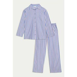 Pijama din bumbac cu model in dungi Cool Comfort™ imagine