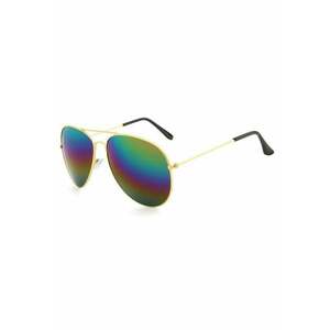 Ochelari de soare Aviator - 3 nuante cu reflexii - Gold imagine