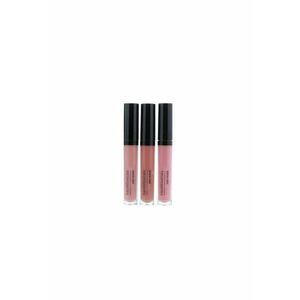 Set luciu de buze Gen Nude Lacquer On The Fly - 3x3.7ml - 11.10 ml imagine