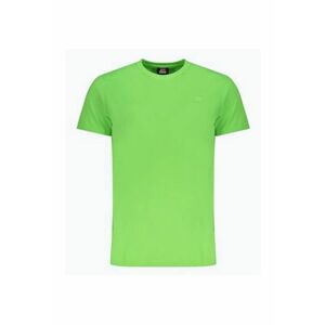 Tricou barbati cu decolteu la baza gatului din bumbac - Verde imagine