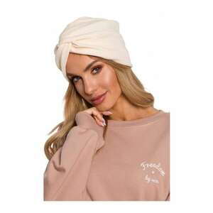 Turban dama - Bumbac - Crem - Marime Universala imagine