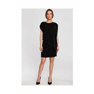 Rochie dama - Poliester/Elastan - Negru. imagine