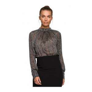 Bluza dama - Poliester - Alb/Negru imagine