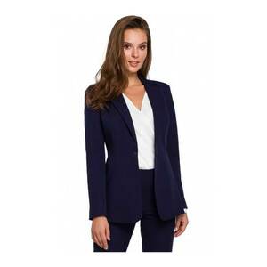 Blazer elegant Makeover. Cu nasture. Poliester. Elastan. Bleumarin. imagine