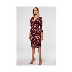 Rochie midi - Poliester - Multicolor imagine