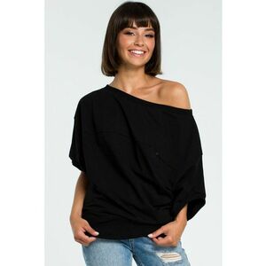 Bluza dama - Bumbac/Elastan - Negru imagine