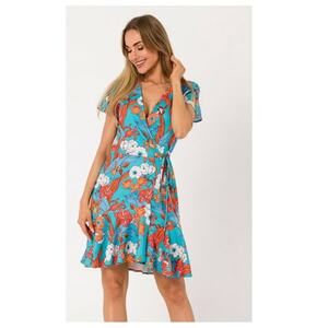 Rochie plic cu cravata laterala - model 3 - imagine