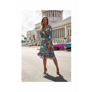 Rochie midi cu decolteu plic - model 3 - imagine