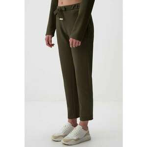 Pantaloni crop de trening cu snur imagine