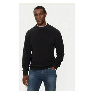 Jack&Jones Pulover 12260041 Negru Relaxed Fit - Bumbac imagine