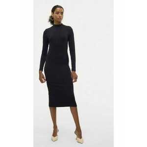 Rochie de zi Mary 10314441 Negru Slim Fit - Viscoza imagine