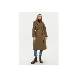 Trench Bianca PL402446 Verde Regular Fit - Poliester imagine