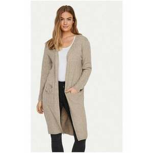 Cardigan 10215434 Bej Regular Fit - Poliester imagine