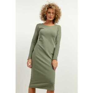 Rochie dreapta uni T377 verde imagine