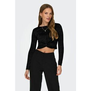 Bluza crop asimetrica cu fronseu imagine