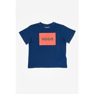 Tricou din bumbac cu imprimeu logo imagine