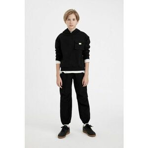 Pantaloni uni relaxed-fit imagine