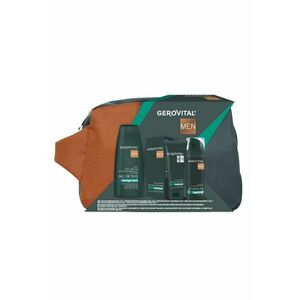 Pachet cadou Men: Balsam dupa ras - 100 ml + Spuma de ras - 200 ml + Gel de dus - 400 ml + borseta imagine