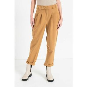 Pantaloni crop cu talie inalta imagine