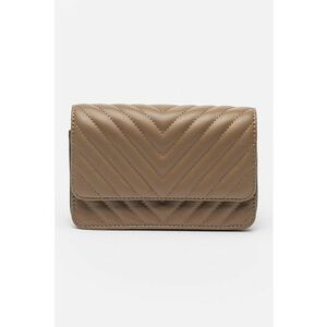 Geanta crossbody de piele ecologica cu bareta din lant pentru umar imagine