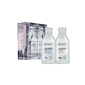 Set ingrijre profesionala Acidic Bonding Concentrate intens revitalizant pentru repararea parului deteriorat si decolorat - fortifica parul si echilibreaza pH-ul - contine sampon 300ml si Balsam 300ml imagine