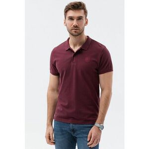 Tricou polo din bumbac cu model pique imagine