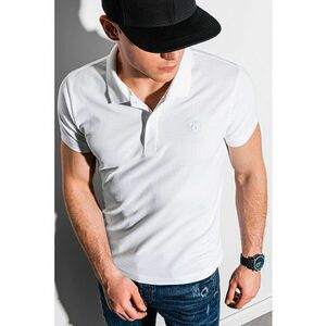 Tricou polo din bumbac cu model pique imagine