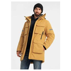 Geaca parka OM-JALJ-0169 - Cu fermoar - Cu gluga - Barbati imagine